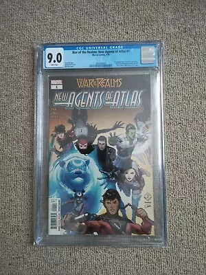 Buy War Of The Realms New Agents Of Atlas 1 CGC 9.0 Marvel Comic Graded Key Issue... • 54.99£