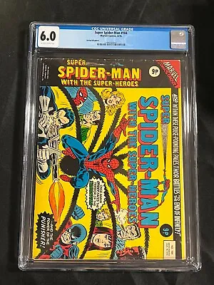 Buy 1976 UK #184 USA 135 Amazing / Super Spider-Man 3rd Punisher Graded CGC 6.0 9123 • 151.90£