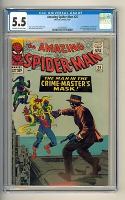 Buy Amazing Spider-man #26  Marvel July 1965  CGC 5.5 Crime Master Green Goblin HOT! • 197.57£