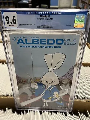 Buy Albedo #4 CGC 9.6 (Thoughts And Images 1985) 3rd Usagi Yojimbo - 2nd Cover Sakai • 266.88£