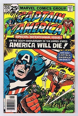 Buy Captain America #200 FN+ Signed W/COA Marv Wolfman 1976 Marvel Comics • 67.66£
