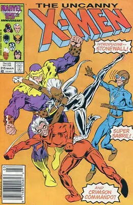 Buy Uncanny X-Men (1963) # 215 NS (7.0-FVF) 1st Crimson Commando, Stonewall, Supe... • 9.45£