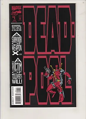 Buy Deadpool The Circle Chase 1 Marvel 1993 1st Nicieza & Madureira Direct Edition • 19.98£