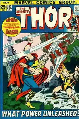 Buy Thor #193 GD; Marvel | Low Grade - Silver Surfer November 1971 - We Combine Ship • 23.97£