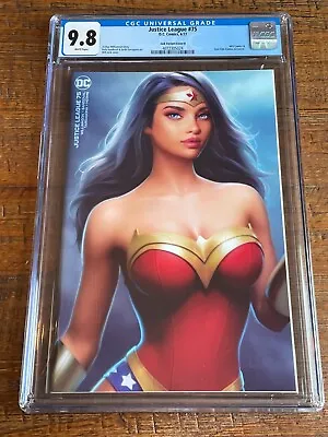Buy Justice League 75 Cgc 9.8 Will Jack Wonder Woman Excl Virgin Variant-b Death Of • 102.90£