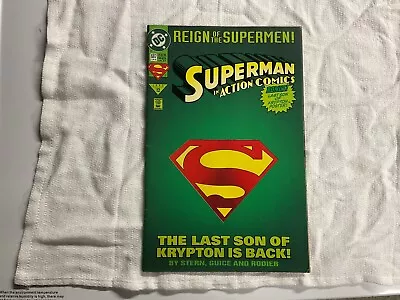 Buy SUPERMAN In ACTION COMICS Issue 687 REIGN OF THE SUPERMEN #12 DC Comic Book 1993 • 3.56£
