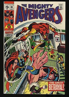 Buy Avengers #66 VF+ 8.5 1st Appearance Adamantium! First 15 Cent Issue! Marvel 1969 • 70.58£