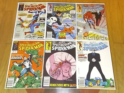 Buy SPECTACULAR SPIDER-MAN #139 140 141 142 143 144 (Marvel 1988) 6 Bk NEWSSTAND SET • 39.17£
