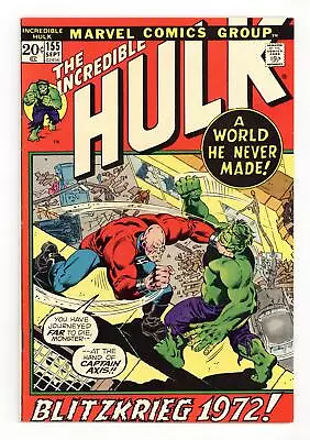 Buy Incredible Hulk #155 FN 6.0 1972 • 16.79£