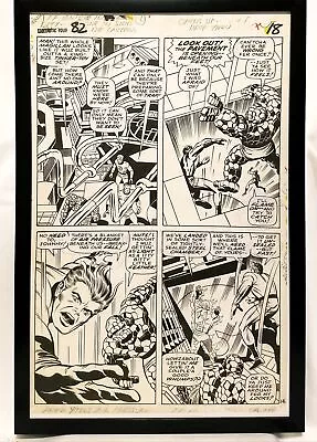 Buy Fantastic Four #82 Pg. 14 By Jack Kirby 11x17 FRAMED Original Art Poster Marvel  • 47.92£