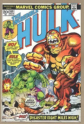 Buy Incredible Hulk 169 VF+ Trimpe MODOK 1st BI-BEAST! Harpy 1973 Marvel Comics V385 • 23.71£