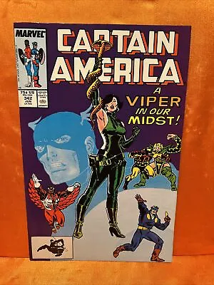 Buy Captain America #342 1988 Marvel Comics Comic Book  • 3.15£