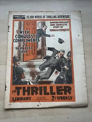 Buy Rb275- The Thriller Library, With Conquest Compliments, No. 552. Vol. 21. 1939 • 10£