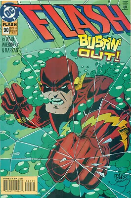 Buy Flash #90 By Mark Waid Mike Wieringo Wally West Abra Kadabra Quick NM/M 1994 • 3.15£