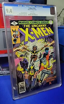 Buy Uncanny X-Men #126 CGC 9.4 (1979) WP Marvel Claremont Byrne Mutant X Direct Ed • 87.95£