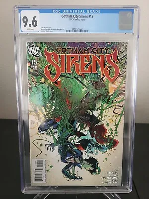 Buy Gotham City Sirens #15 Cgc 9.8 Graded 2010 Harley Quinn! Catwoman! March Cover • 44.77£