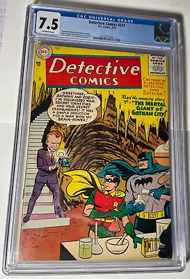 Buy Detective Comics #217 (CGC 7.5)VF-, 1955,Batman/Robin,Free US Ship, Sprang Art • 591.61£