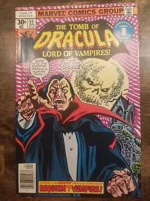 Buy The Tomb Of Dracula #55 Marvel (1977) Requiem For A Vampire. Bronze Age Comic • 8.74£