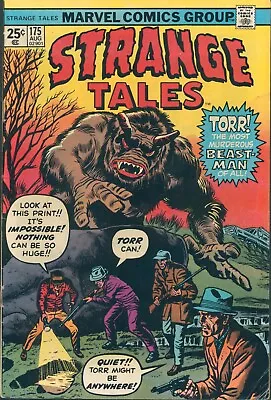 Buy Strange Tales #175 ~ Marvel Comics 1974 ~ F • 9.46£