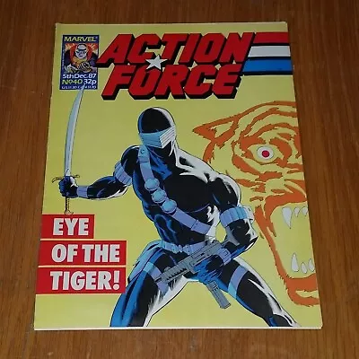 Buy Action Force #40 5th December 1987 Marvel British Weekly Comics • 9.99£