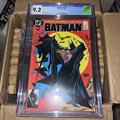 Buy Batman #423 DC Comics 1988 1st Print Todd Mcfarlane Classic Cover CGC 9.2 WP • 217.42£