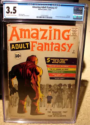 Buy Amazing Adult Fantasy #7 CGC 3.5 (OW/W) Marvel 1961 • 157.33£