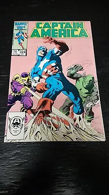 Buy 1986 Marvel Comics Captain America #324 Nm Vintage Key Issue 1st App Slug • 6.33£