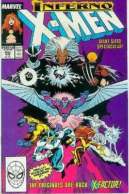 Buy Uncanny X-Men # 242 (Marc Silvestri) (Inferno, 52 Pages) (USA, 1989) • 7.71£