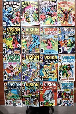 Buy Marvel Comics VISION And The SCARLET WITCH Vol 1 #1-4 & Vol 2 #1-12 FULL RUN P • 69.57£