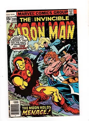 Buy Iron Man #109, VF- 7.5, 1st Appearance Vanguard; Darkstar, Jack Of Hearts • 7.84£