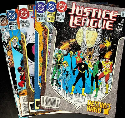 Buy Justice League America (1987) - 6-issue Lot # 72, 73, 74, 75, 92, 0 • 4.79£