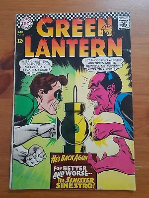 Buy Green Lantern #52 Apr 1967 VGC- 3.5  Gil Kane Cover Art, Sinestro • 14.99£