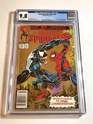Buy Amazing Spider-Man #375 Rare Newsstand Variant 1st Ann Weying She-Venom CGC 9.8 • 299.82£