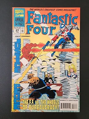 Buy Marvel Comics Fantastic Four Annual #27 1994 1st App Mister Tesseract (b) • 7.91£