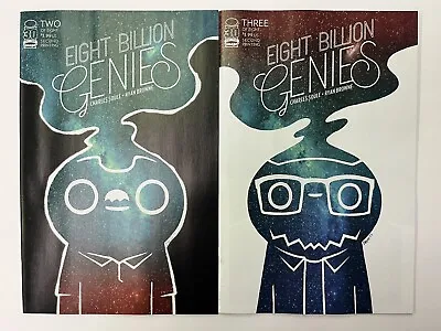 Buy Eight Billion Genies #2 + #3 2nd Print Set Image 2022 Amazon Movie Proshipper! • 15.88£