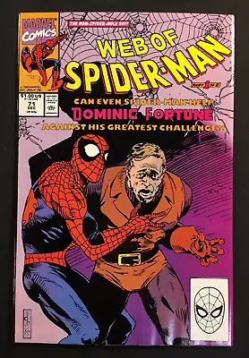 Buy Web Of Spider-man 71 SILVER SABLE Fortunes Fury David Ross V 1 Marvel Dominic • 5.52£