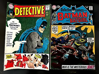 Buy Detective Comics #367 + 384 Batman & Batgirl! Jigsaw! (DC 1967) See Description! • 20.10£