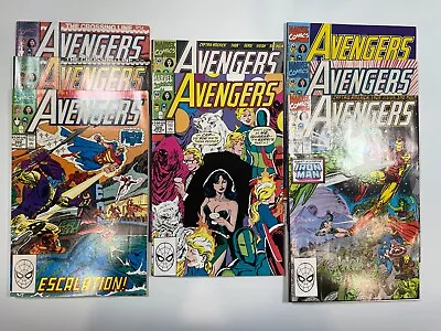 Buy Avengers Lot Of 8 #322, 323, 324, 325, 326, 327, 328, 329 - 1990 - Marvel Comics • 15.14£