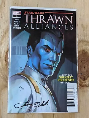Buy STAR WARS: THRAWN - ALLIANCES #1 SIGNED BY PATRICK OLLIFFE  Dynamic Forces 2024 • 32.10£