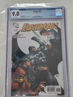 Buy Batman #657 CGC 9.0   1st Cover Appearance Damian Wayne See Pics • 68.05£