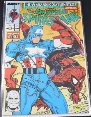 Buy Amazing Spiderman 323 Assassin Nation Plot 4 McFarlane Captain America Comic VF • 7.80£