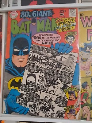 Buy Batman #198 (1968) GD , Joker, Penguin,  Catwoman, 80 Pg Giant.   • 14.46£