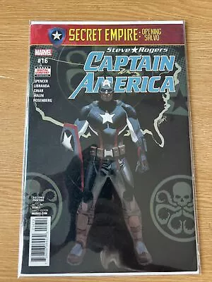Buy Captain America Steve Rogers #16 - Secret Empire - June 2017 Marvel Comics • 7£