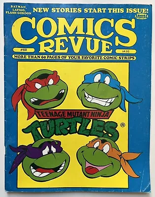 Buy Comics Revue #60 TMNT Teenage Mutant Ninja Turtles 1991 Rare • 20.10£