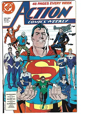 Buy Action Comics #601 (6/88) VF (8.0) Green Lantern! Secret Six! Great Copper Age! • 2.32£