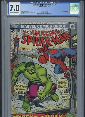 Buy Amazing Spider-Man Vol 1 #119 1973 CGC 7.0 • 158.60£