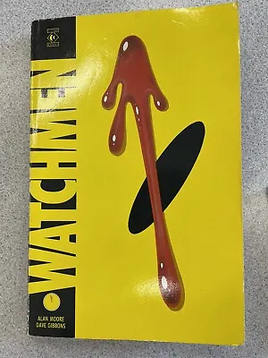 Buy Watchmen Signed First UK Edition 1/1 Alan Moore Paperback Very Rare Edition • 60£