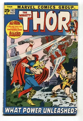 Buy THOR #193--1971--MARVEL--SILVER SURFER--comic Book • 35.68£