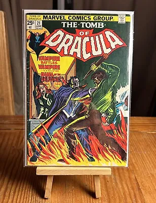 Buy The Tomb Of Dracula #21 Marvel Comics 1974 MVS Intact VG • 7.90£