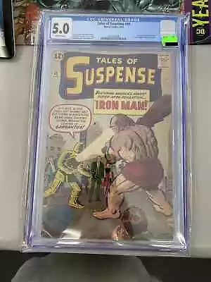 Buy Tales Of Suspense #40 CGC 5.0 Off-White Pages 1st App.Iron Man's Gold Armor 1963 • 675.19£